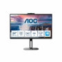 Monitor AOC 24″ Ips 16:9 Ful HD Hdmi Dp Usb-C 1Ms 75Hz Webcam Multimédia Tem Pivot – Preto