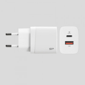 Carregador Parede SiliconPower QM15 18W USB + Type