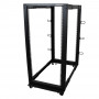 StarTech.com 4POSTRACK25U armário rack 25U Rack independente para servidor Preto
