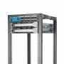 StarTech.com 4POSTRACK25U armário rack 25U Rack independente para servidor Preto
