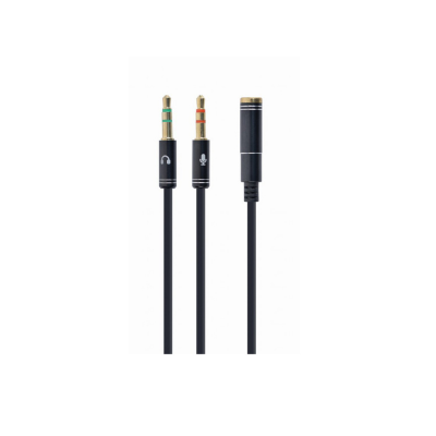 Adaptador Jack 3.5mm 4-Pin para 2x3.5mm Femea ( Audio e Micro )
