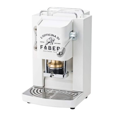 Máquina de café Pro Deluxe branco puro- prateado