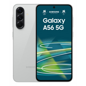 Samsung Galaxy A56 17 cm (6.7") Dual SIM Android 15 5G USB Type-C 8 GB 128 GB 5000 mAh Cinzento claro