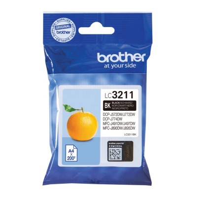 Brother LC3211BK tinteiro 1 unidade(s) Original Preto