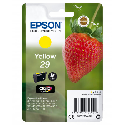 Epson Strawberry C13T29844022 tinteiro 1 unidade(s) Original Amarelo