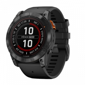 Watch Garmin Fenix 7X Pro Solar GPS 51mm Graphite Band - Slate Grey