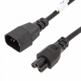 Cabo Alimentação Iec C14 Macho / Iec C5 Fêmea 1.5M