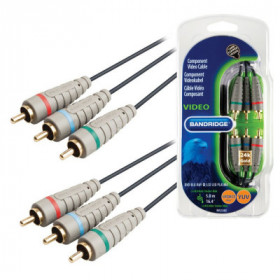 Cabo 3Rca Macho / 3Rca Macho 5M Bandridge