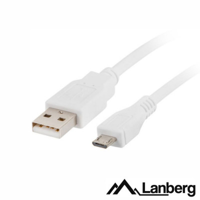 Cabo Usb-A 2.0 Macho / Micro Usb Macho 1M Lanberg