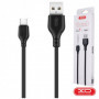 Cabo Usb-A 2.0 Macho / Micro Usb-B 2.1A 1M Preto Xo