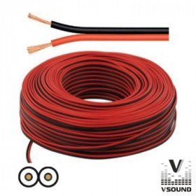 Cabo Coluna 2X1.00Mm Preto/Vermelho Vsound