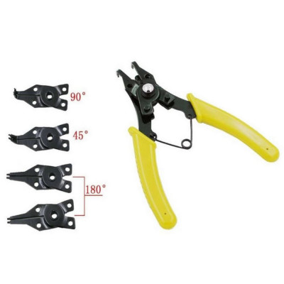 Alicate C/ Circlip C/ Pontas Intermutáveis