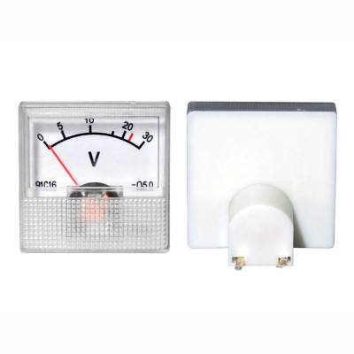 Voltímetro Analógico De Painel 30V Dc
